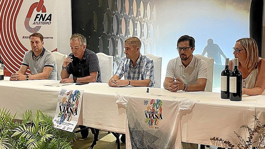 homologado el circuito del campeonato navarro de 10 km de Viana